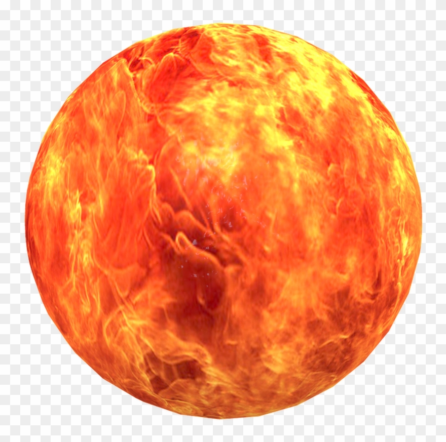 Fireball Vector - Fire Texture Clipart