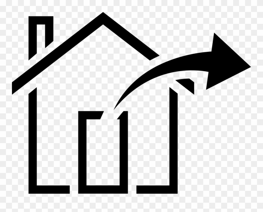 Cancellation Of Logout Comments - House Outline Clipart