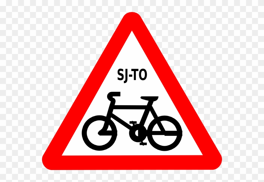 Cycle Trans Canada Clip Art - Cyclists Must Dismount Sign - Png Download