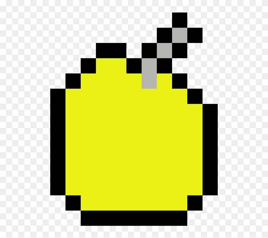 Gas Can - Minecraft Apple Coloring Page Clipart