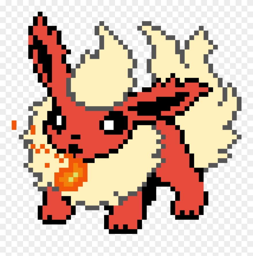 Fle Flee Fleryon - Fun Easy Pixel Art Clipart