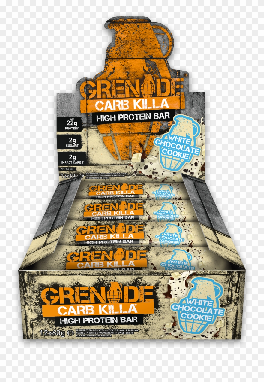 Grenade Carb Killa Protein Bars - Grenade Carb Killa White Chocolate Clipart