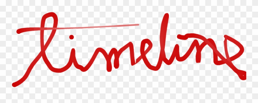 Timeline - Calligraphy Clipart