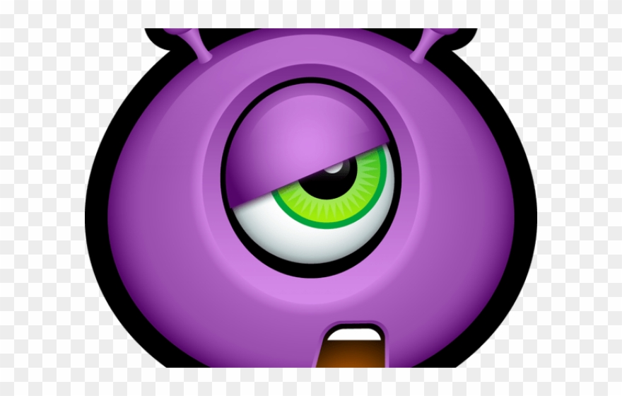 Pink Eyes Clipart Halloween - Emoticon - Png Download