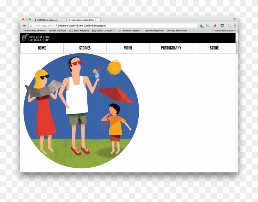 A Climate Of Apathy - Cartoon Clipart