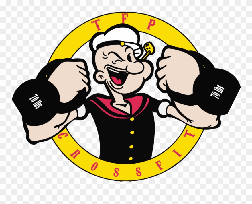 Cartoon Character With Anchor Tattoo Clipart