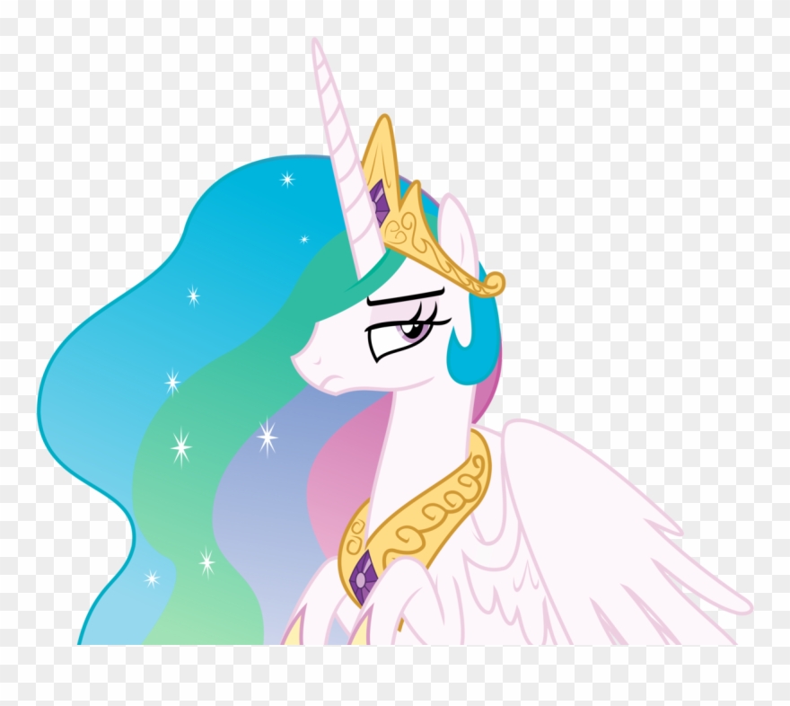 Naughty Ranko - Confused Celestia Clipart