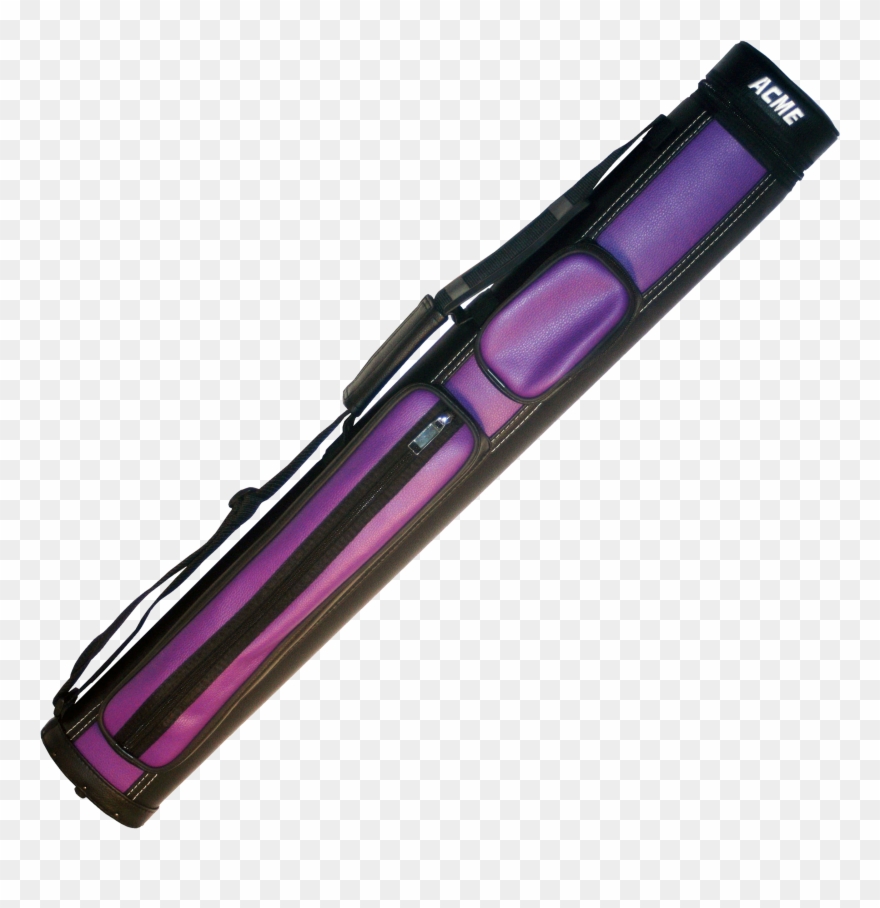 Acme Cue Case Black & Purple 2×2 - Strap Clipart