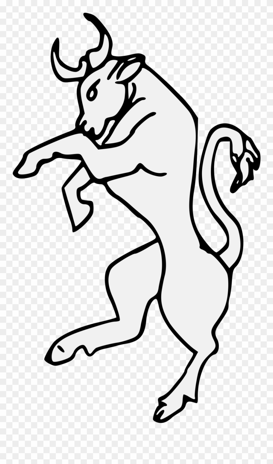 Bull Rampant - Bull Rampant Png Clipart