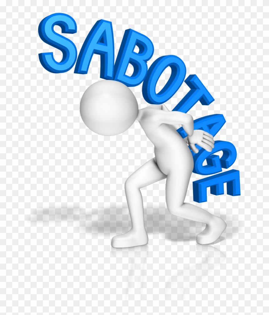 Stick Figure Carry Text - Negative Self Talk Clipart - Png Download