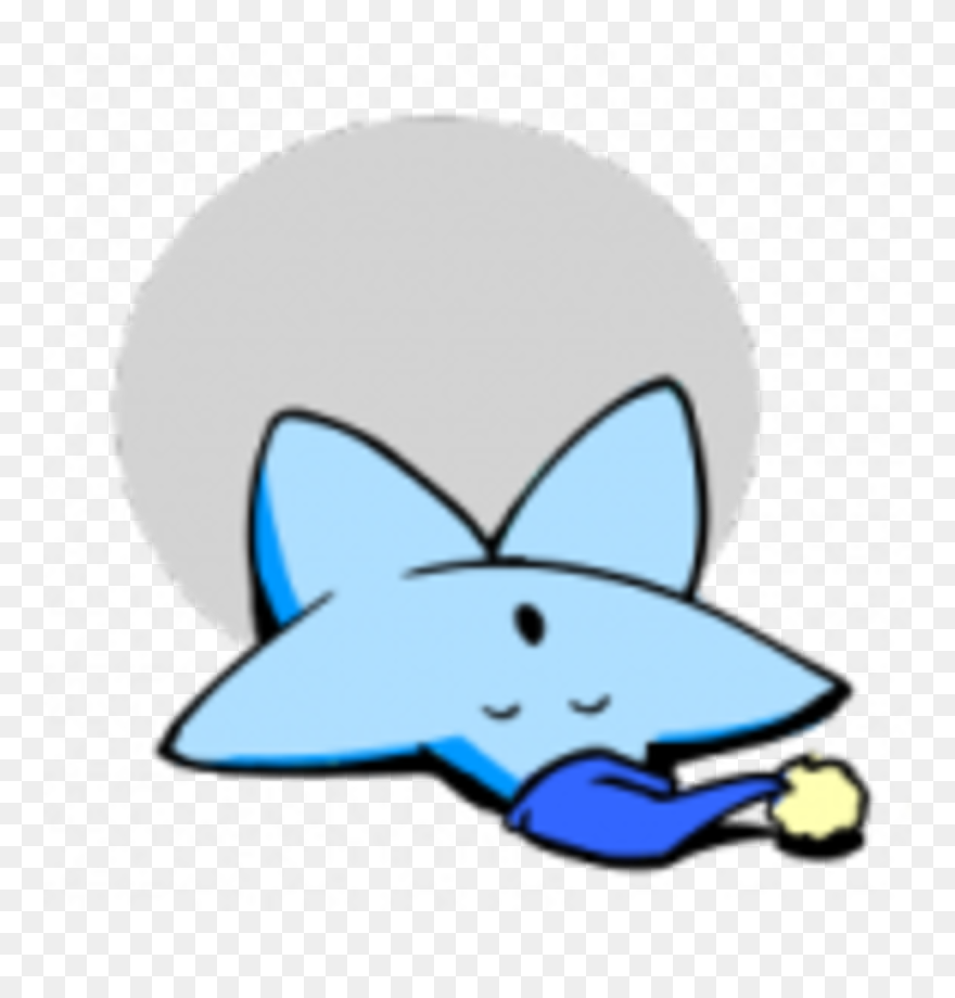 Sleeping Star Clipart - Png Download