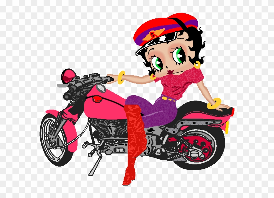 Biker Babe - Biker Babe Clip Art - Png Download