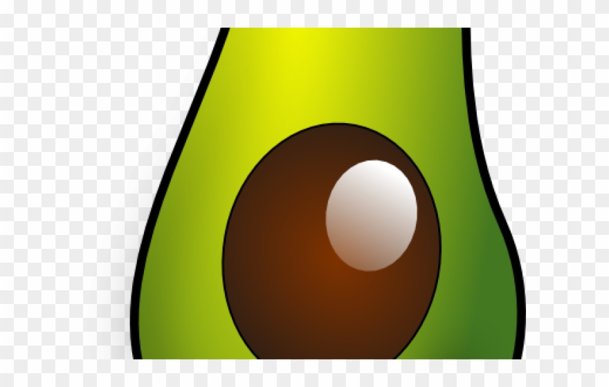 Avocado Clipart Guacamole - Circle - Png Download