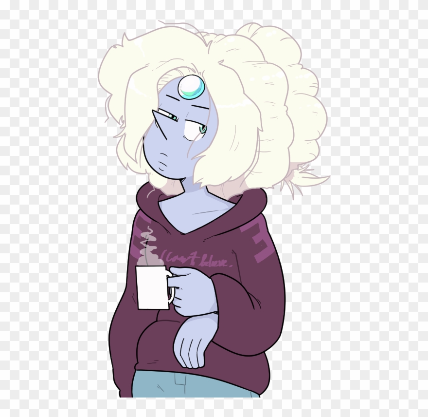 Opal With A Messy - Steven Universe Opal In Hoodie Clipart