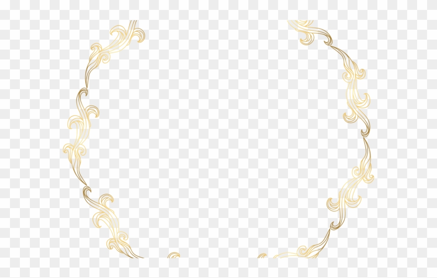 Necklace Clipart Round Gold - Chain - Png Download