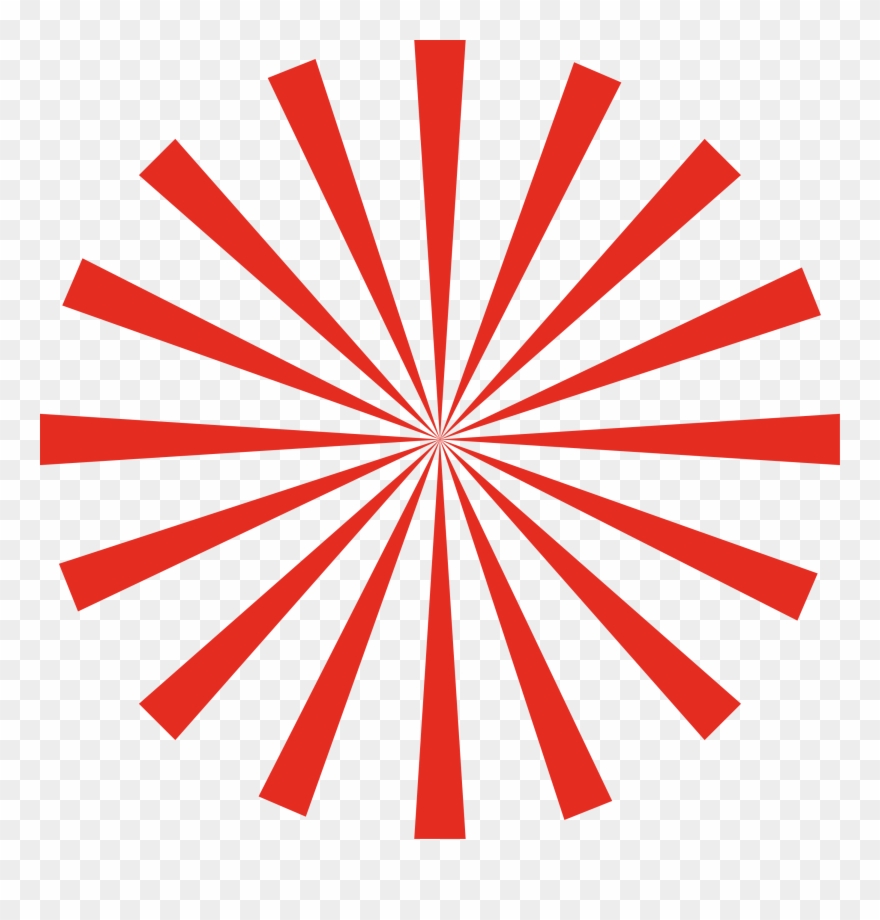 Rays Solid Red - Meditation Brahma Kumaris Paintings Clipart