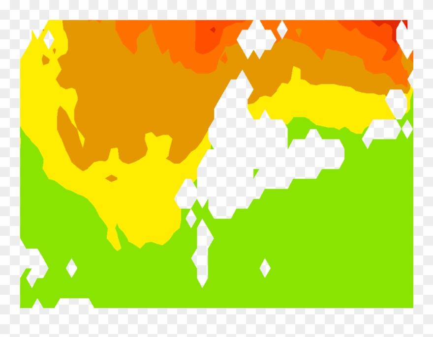 Ozone Total Ozone Mean Northamerica Idl Png 20060123 - Illustration Clipart