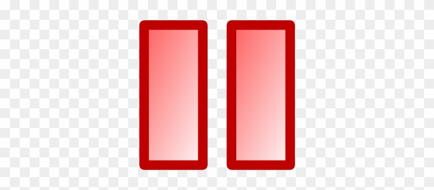 Pause Clip Art - Colorfulness - Png Download