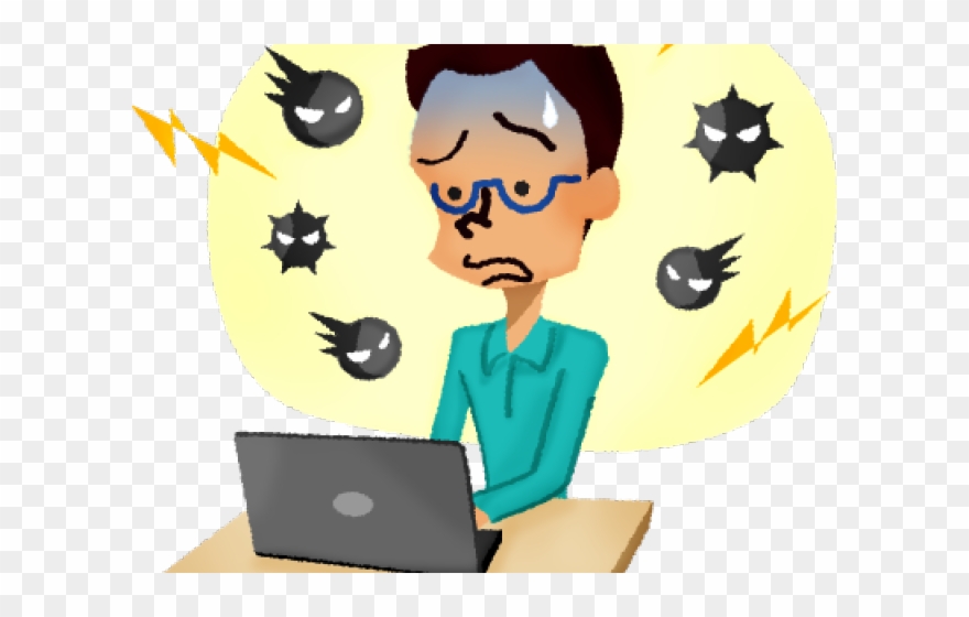 Virus Clipart Infected - Virus - Png Download