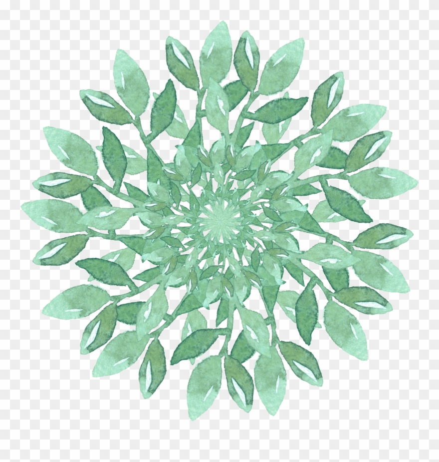 Simple Watercolor Decorative Pattern Png And Psd - Paper Clipart