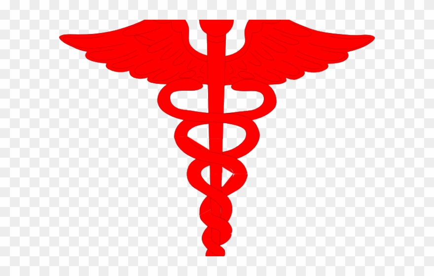 Doctor Symbol Clipart Medical Sign - Staff Of Hermes Vector - Png Download