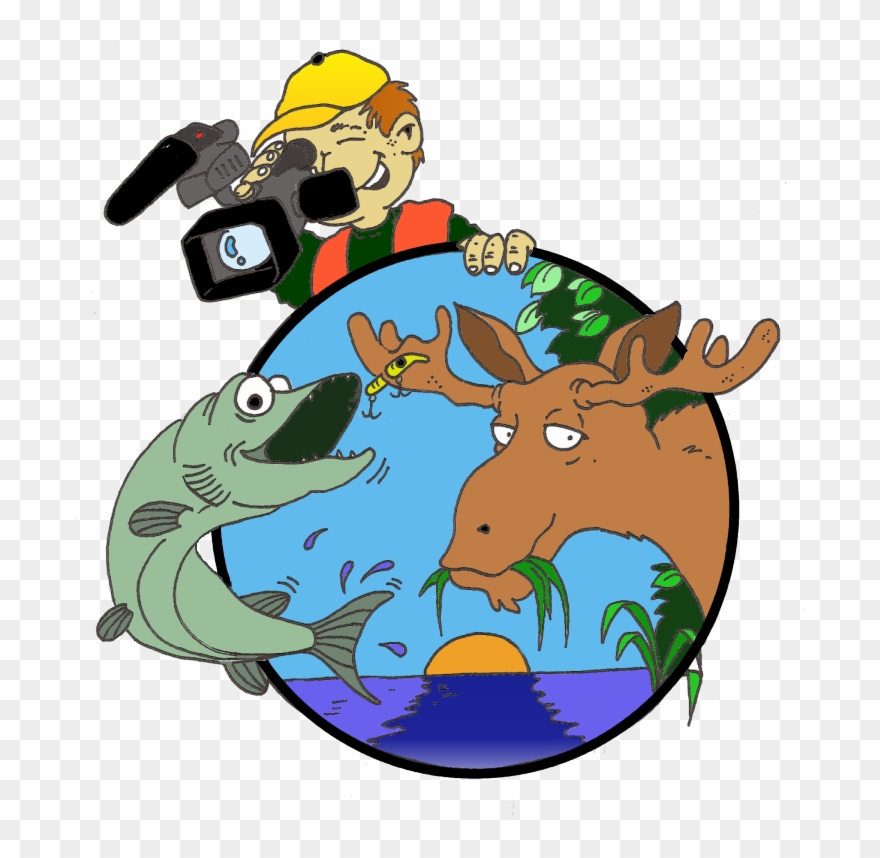 Sentier Chasse-pêche L'objectif Est A L'aventure - Cartoon Clipart