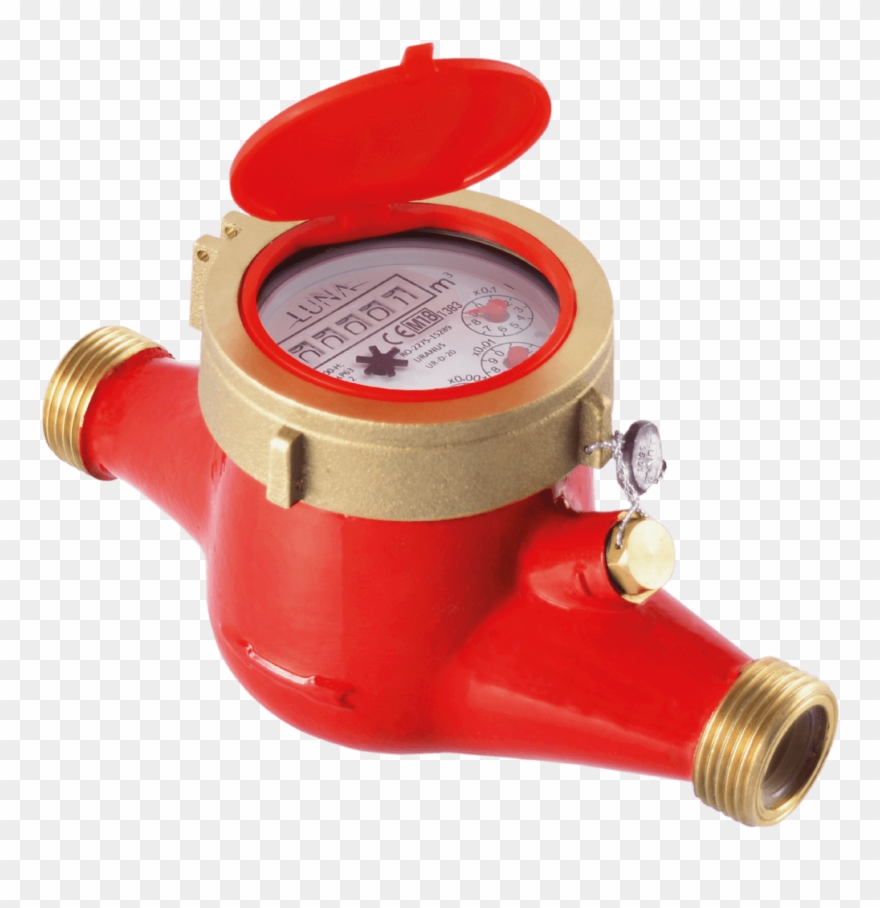 Uranus Çok Hüzmeli̇ Kuru Ti̇p Sicak Su Sayaci - Brass Clipart