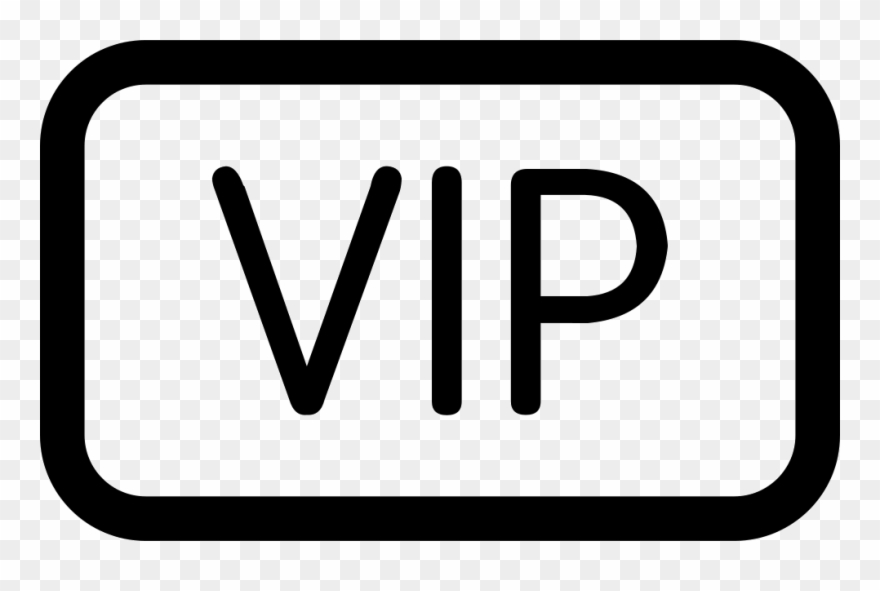 Vip Comments - Icon White Vip Png Clipart