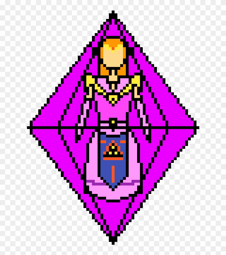 Zelda Trapped In A Crystal - Pink Crystal Zelda Clipart