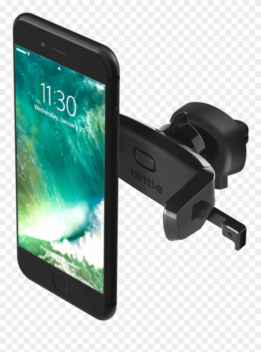 Iottie Easy One Touch Mini Air Vent Car Mount Holder - Apple Battery Case Car Mount Clipart