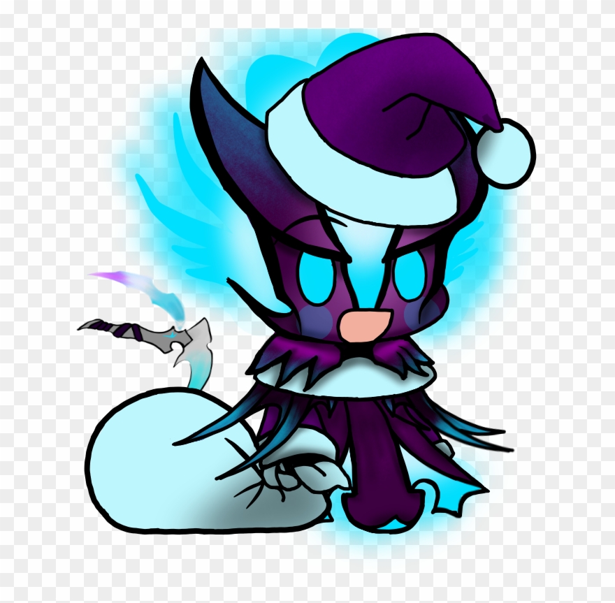 Fictional Character Purple Vertebrate Cartoon Violet - Padoru Dota Clipart