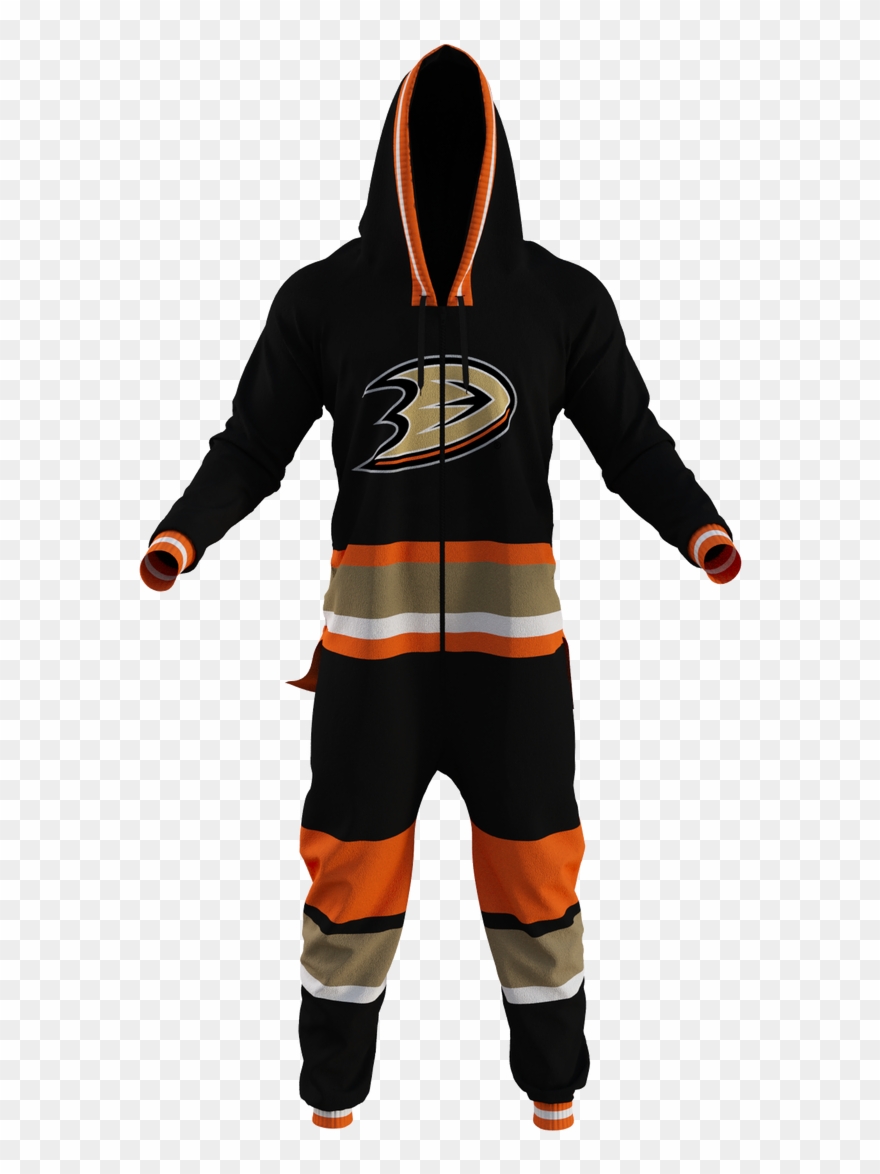 Anaheim Ducks Team Onesie - Anaheim Ducks Onesie Clipart