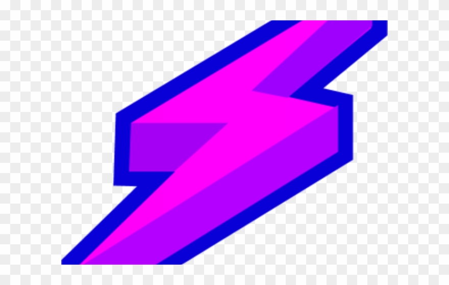 Usain Bolt Clipart Silhouette - Lightning Bolt Purple Lightning - Png Download