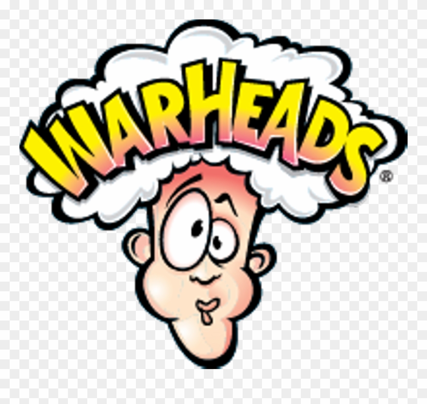 Aesthetic Warheads Candy Sour Delicious Tyedye Tiedye Warheads Candy Logo Clipart (3271082