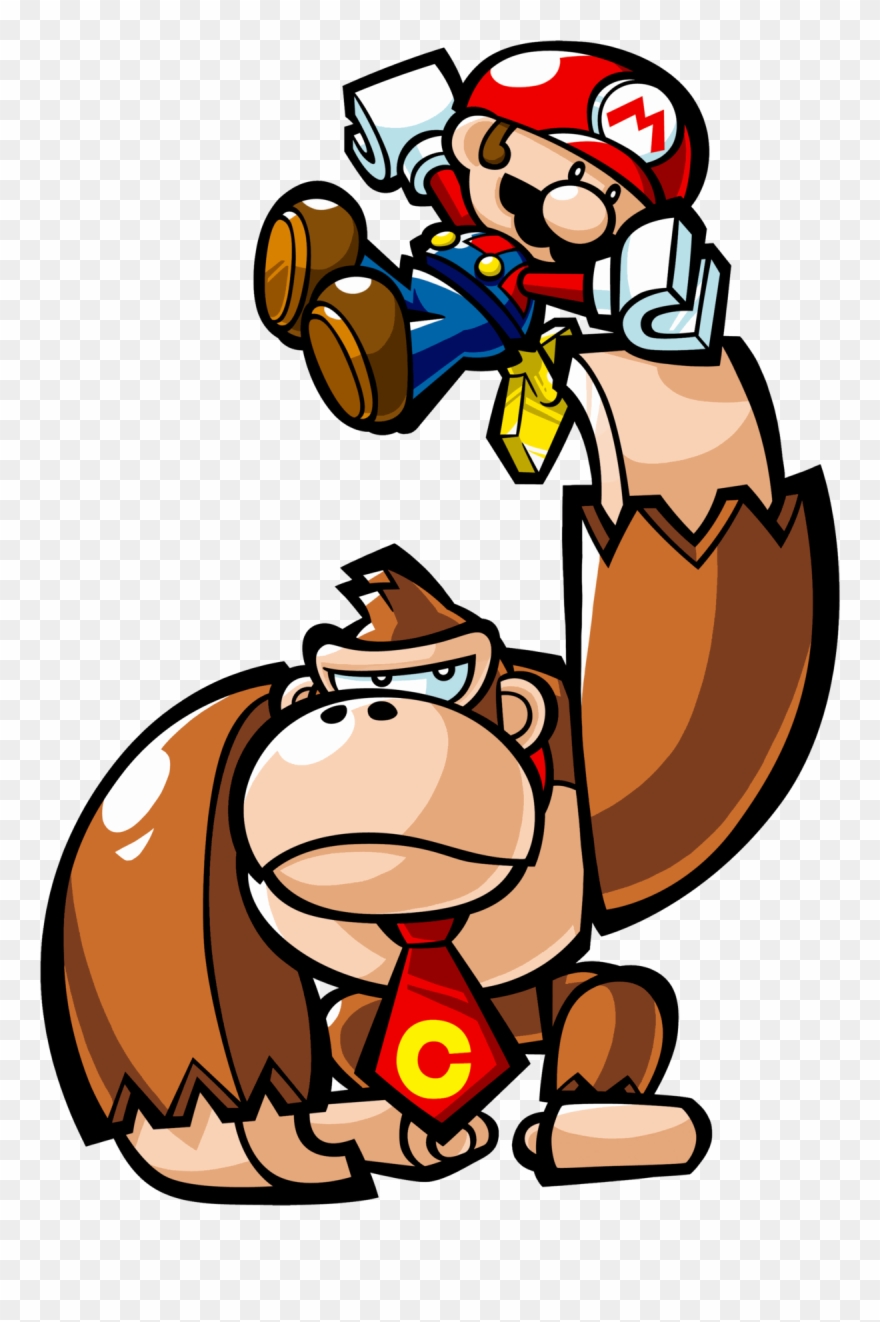 Super Mario Wiki Β - Mario Vs. Donkey Kong Clipart