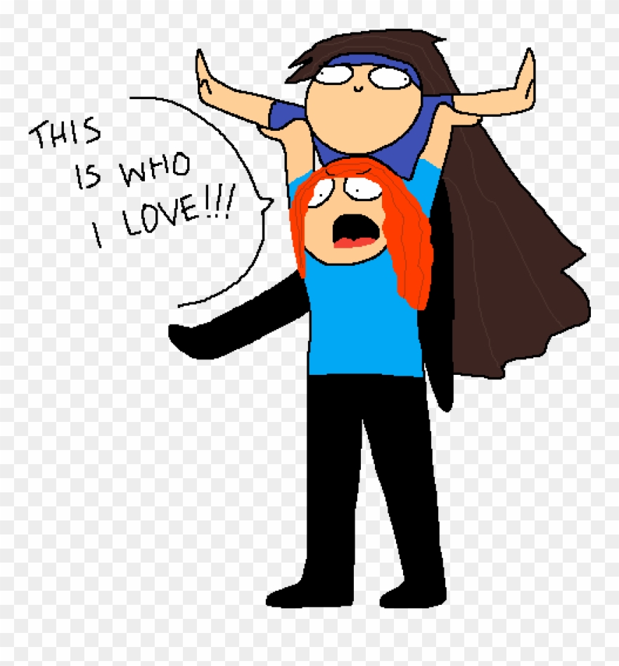 I Cant Draw Hair - Cartoon Clipart