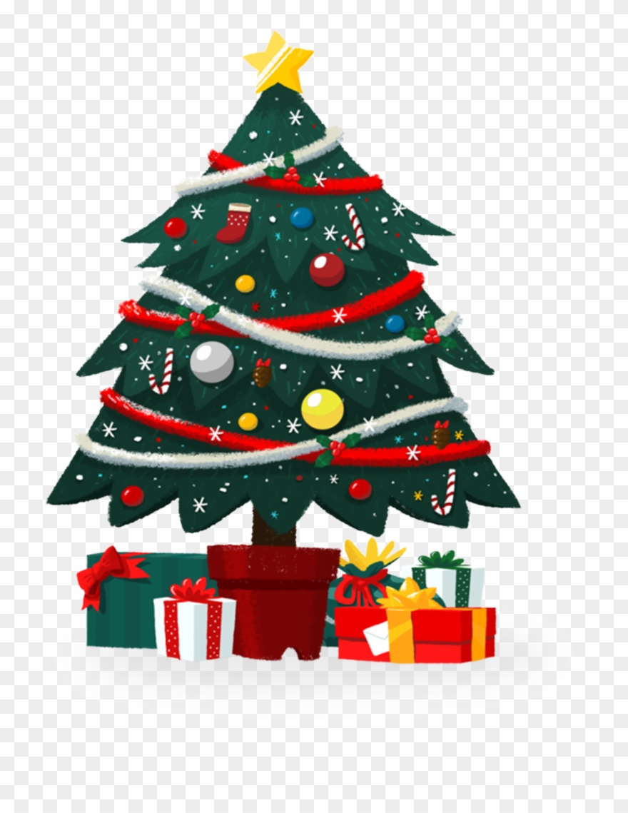 Christmas Holiday Elements Tree Gift Png And Psd - Girls Frontline M14 Christmas Clipart