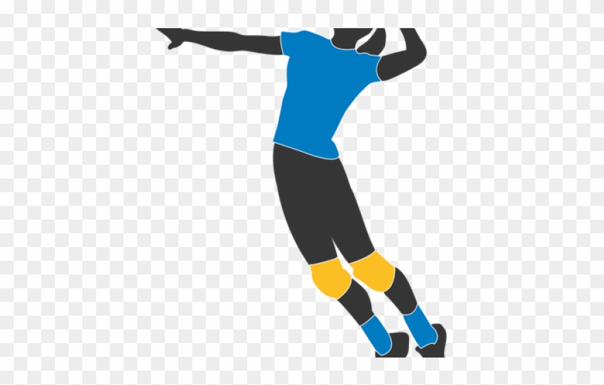 Volleyball Clipart Outside Hitter - Volleyball Transparent Background - Png Download