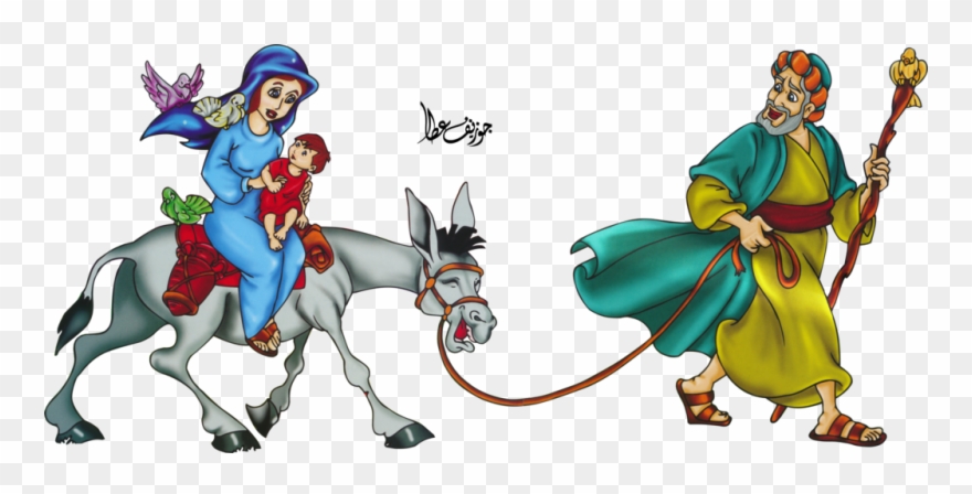 Graphic Transparent Library By Joeatta On Deviantart - Holy Family Trip To Egypt Clipart - Png Download