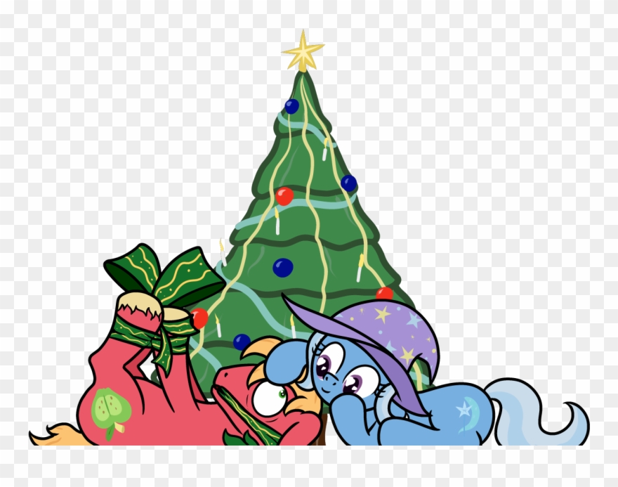 Manateemckenzie, Big Macintosh, Bondage, Christmas - Christmas Tree Clipart