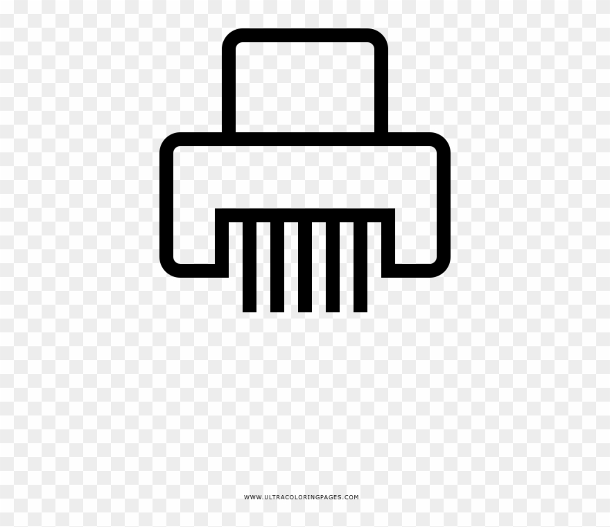 Shredder Coloring Page Clipart