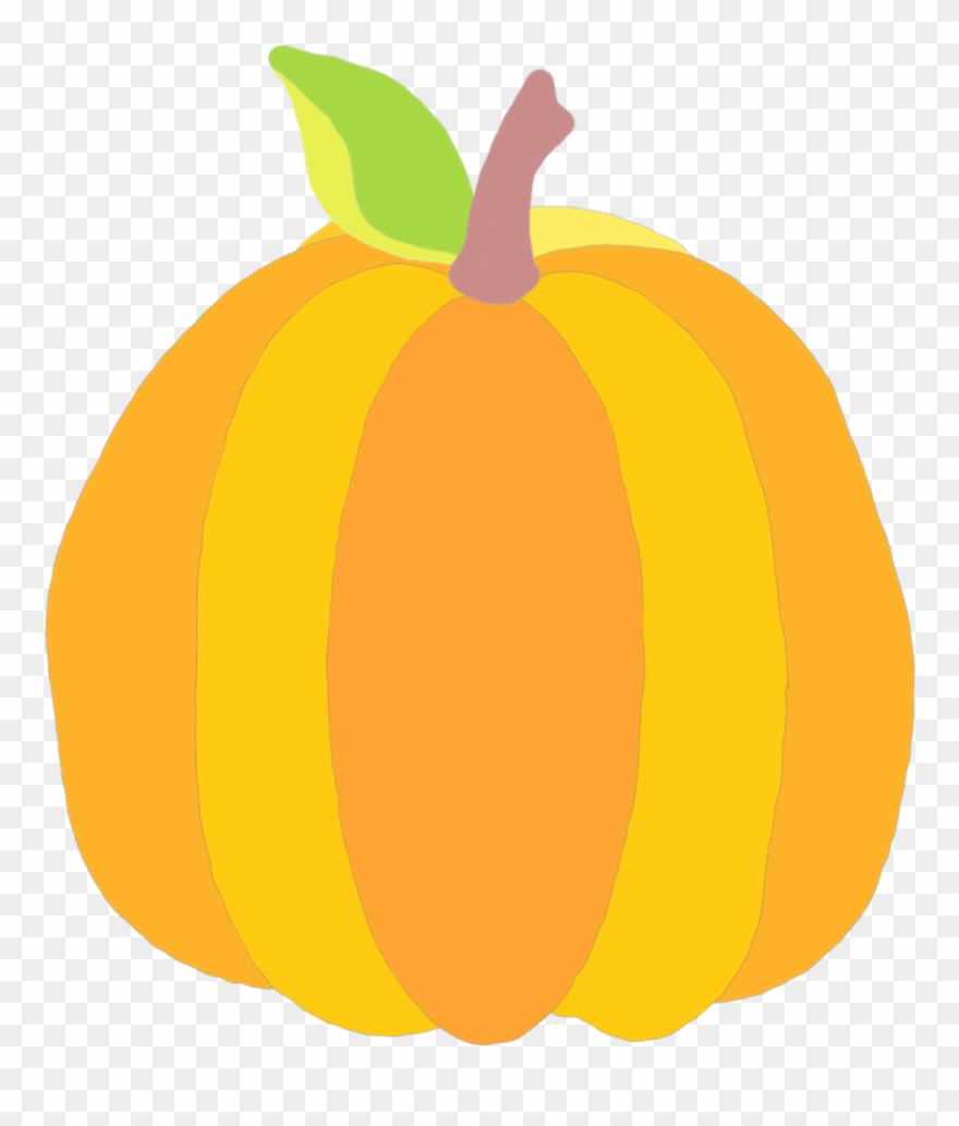 Free Halloween Autumn Fall Thanksgiving Themed Clip - Pumpkin - Png Download