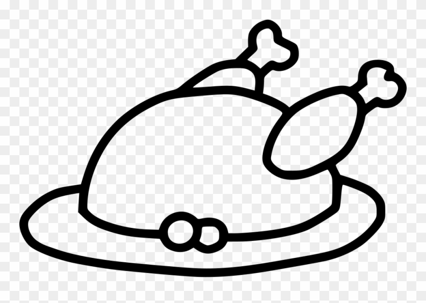 980 X 652 0 - Turkey Dinner Svg Clipart