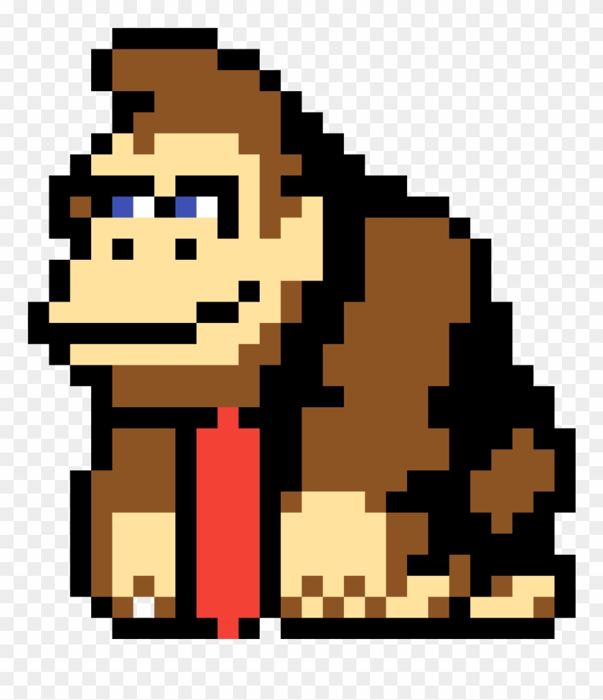 Donkey Kong No - Donkey Kong Country Pixel Clipart