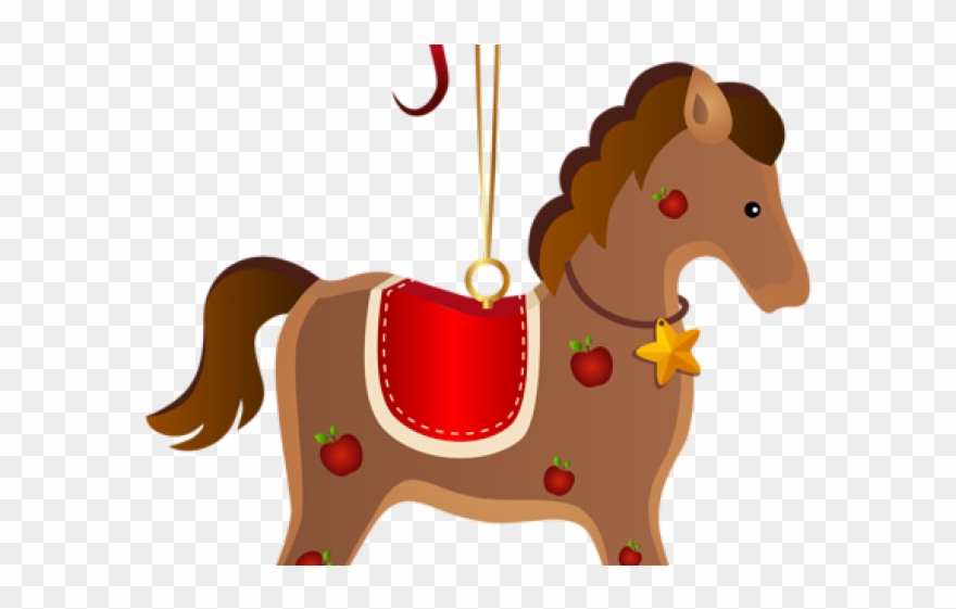 Christmas Tree Clipart Horse Christmas Horse Png Transparent Png