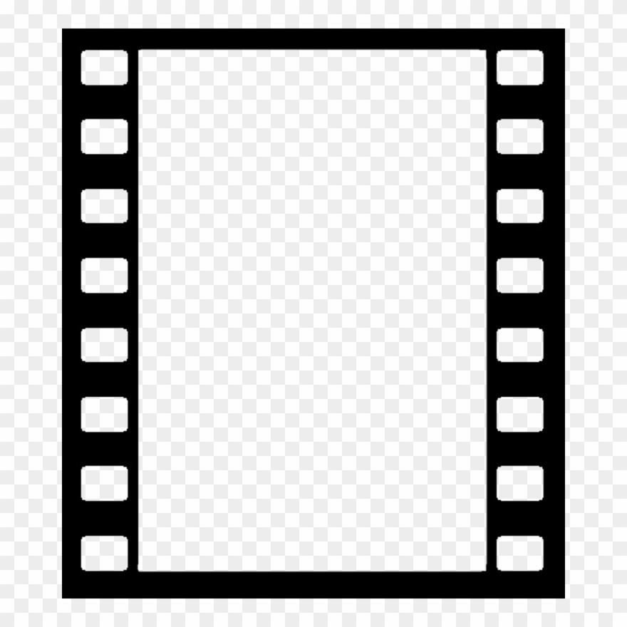 Pin Clapper Board Clip Art - Film Strip Border - Png Download