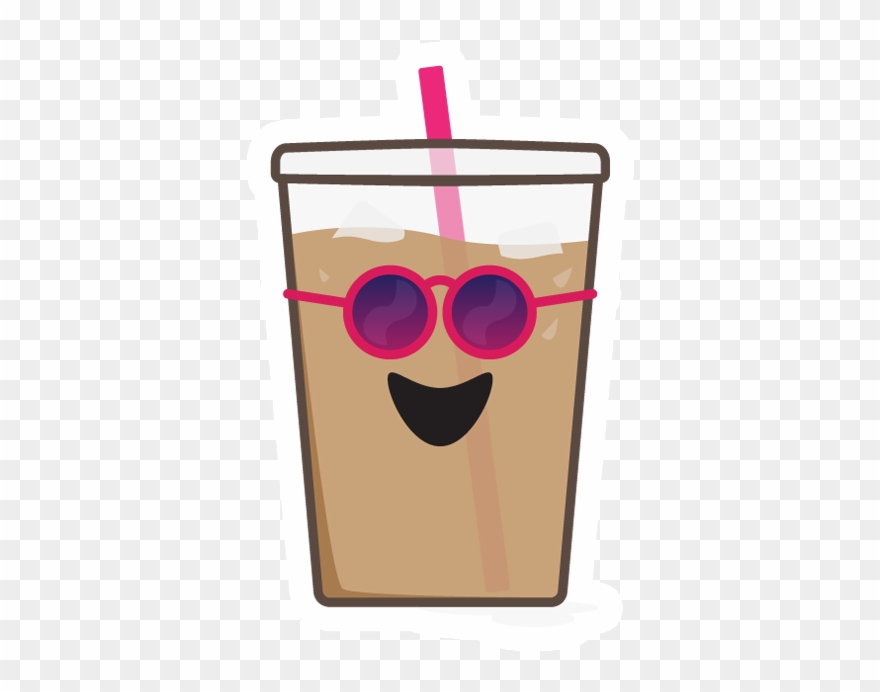 Iced Coffee - Illustration Clipart