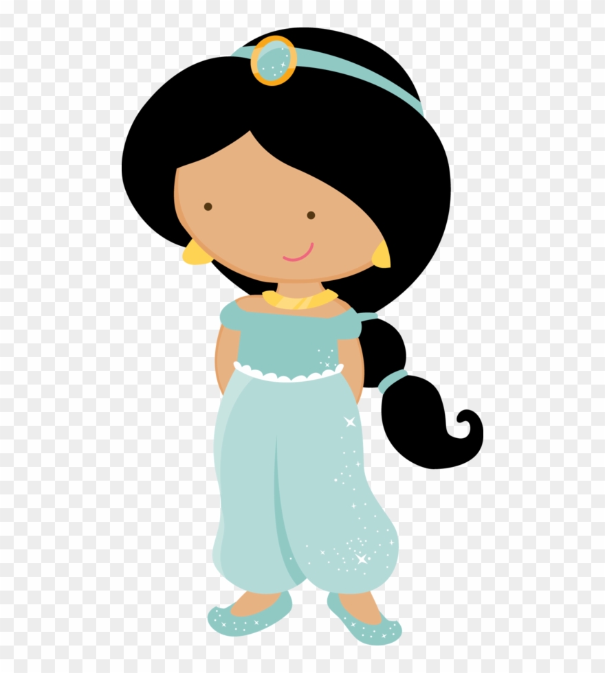 Princess Disney Cutes Ii - Princess Jasmine Cute Png Clipart