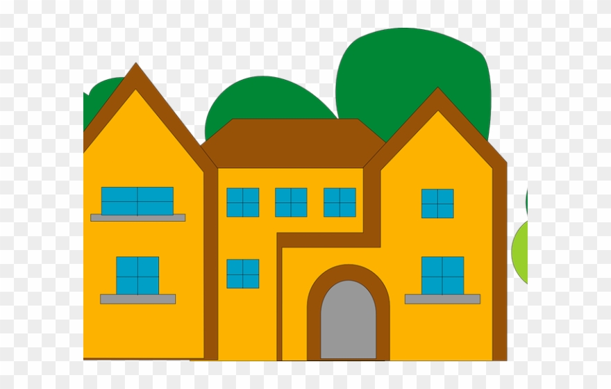 Hotel Clipart Library Building - Png Schoolbulding Transparent Png