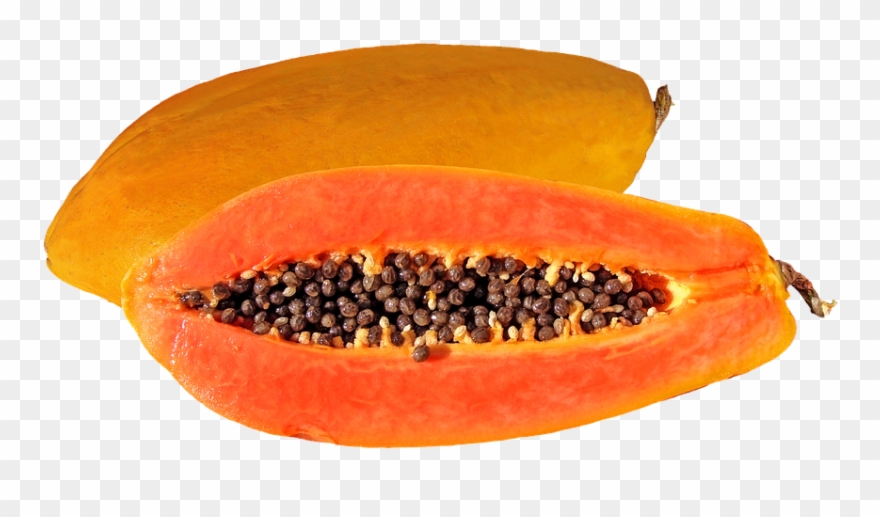 Papaya, Fruit, Tropical Fruit, Food, Fruit Bomb - Orange Papaya Clipart